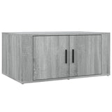 Coffee Table Grey Sonoma 80x50x36 cm Engineered Wood - Front View