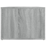 Coffee Table Grey Sonoma 80x50x36 cm Engineered Wood - Close-Up Angle
