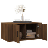 Coffee Table Brown Oak 80x50x36 cm Engineered Wood