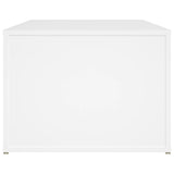Coffee Table White 100x50x36 cm Engineered Wood