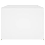 Coffee Table White 100x50x36 cm Engineered Wood