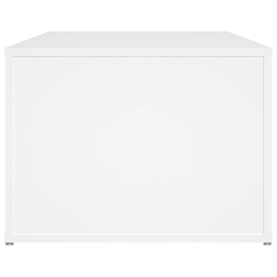 Coffee Table White 100x50x36 cm Engineered Wood