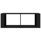 Coffee Table Black 100x50x36 cm Engineered Wood - 45-Degree Angle