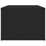 Coffee Table Black 100x50x36 cm Engineered Wood