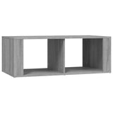 Coffee Table Grey Sonoma 100x50x36 cm Engineered Wood - Front View