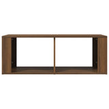 Coffee Table Brown Oak 100x50x36 cm Engineered Wood - 45-Degree Angle