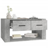 Coffee Table Concrete Grey 80x50x40 cm Engineered Wood - 45-Degree Angle