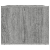 Coffee Table Grey Sonoma 80x50x40 cm Engineered Wood - Close-Up Angle