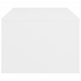 Coffee Table White 100x50.5x35 cm Engineered Wood