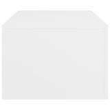 Coffee Table White 100x50.5x35 cm Engineered Wood - Low Angle