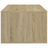 Coffee Table Sonoma Oak 100x50.5x35 cm Engineered Wood - Low Angle
