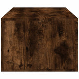 Coffee Table Smoked Oak 100x50.5x35 cm Engineered Wood - Low Angle