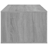 Coffee Table Grey Sonoma 100x50.5x35 cm Engineered Wood - Low Angle