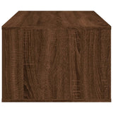 Coffee Table Brown Oak 100x50.5x35 cm Engineered Wood - Low Angle