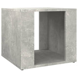 Bedside Table Concrete Grey 41x40x36 cm Engineered Wood