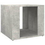 Bedside Table Concrete Grey 41x40x36 cm Engineered Wood