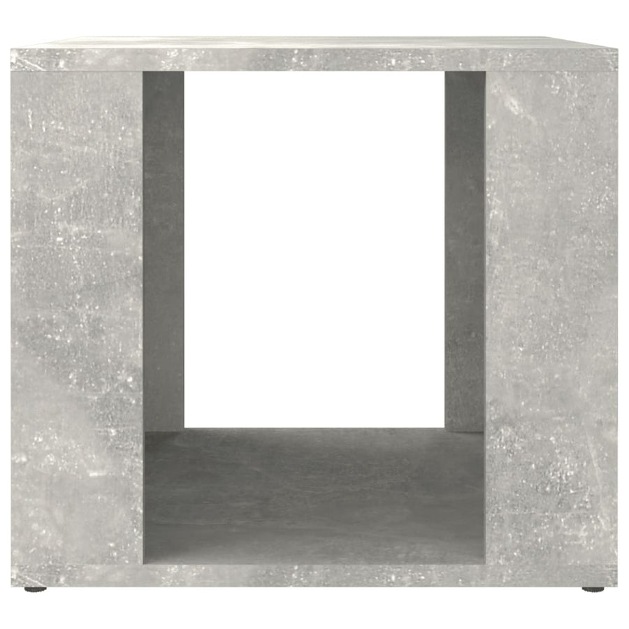 Bedside Table Concrete Grey 41x40x36 cm Engineered Wood