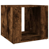 Bedside Table Smoked Oak 41x40x36 cm Engineered Wood