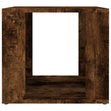 Bedside Table Smoked Oak 41x40x36 cm Engineered Wood