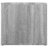 Bedside Table Grey Sonoma 41x40x36 cm Engineered Wood