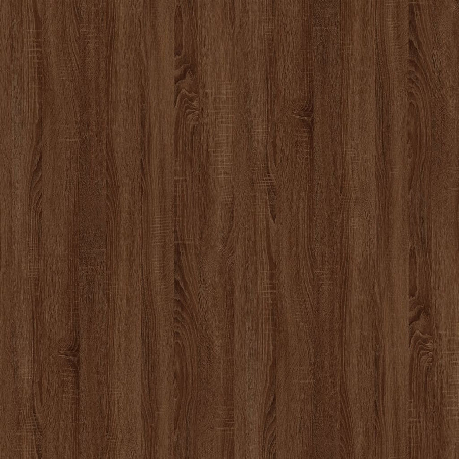 Bedside Table Brown Oak 41x40x36 cm Engineered Wood