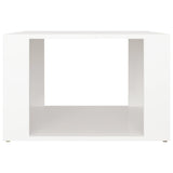 Bedside Table White 57x55x36 cm Engineered Wood