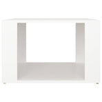 Bedside Table White 57x55x36 cm Engineered Wood