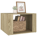 Bedside Table Sonoma Oak 57x55x36 cm Engineered Wood - Top-Down View