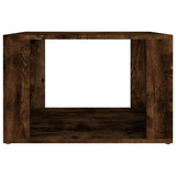Bedside Table Smoked Oak 57x55x36 cm Engineered Wood