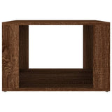 Bedside Table Brown Oak 57x55x36 cm Engineered Wood
