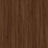 Bedside Table Brown Oak 57x55x36 cm Engineered Wood