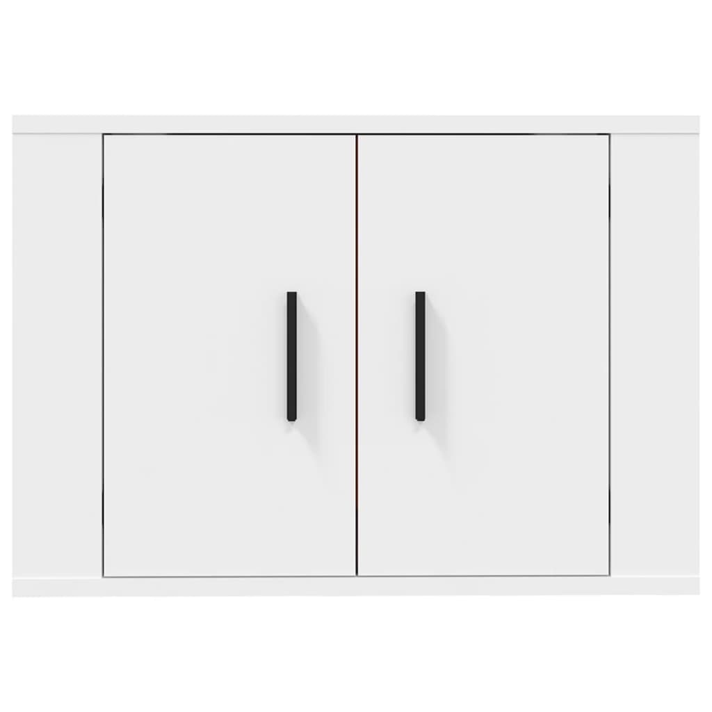 Wall Mounted TV Cabinet White 57x34.5x40 cm