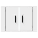 Wall Mounted TV Cabinet White 57x34.5x40 cm