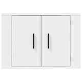 Wall Mounted TV Cabinet White 57x34.5x40 cm - Rear View