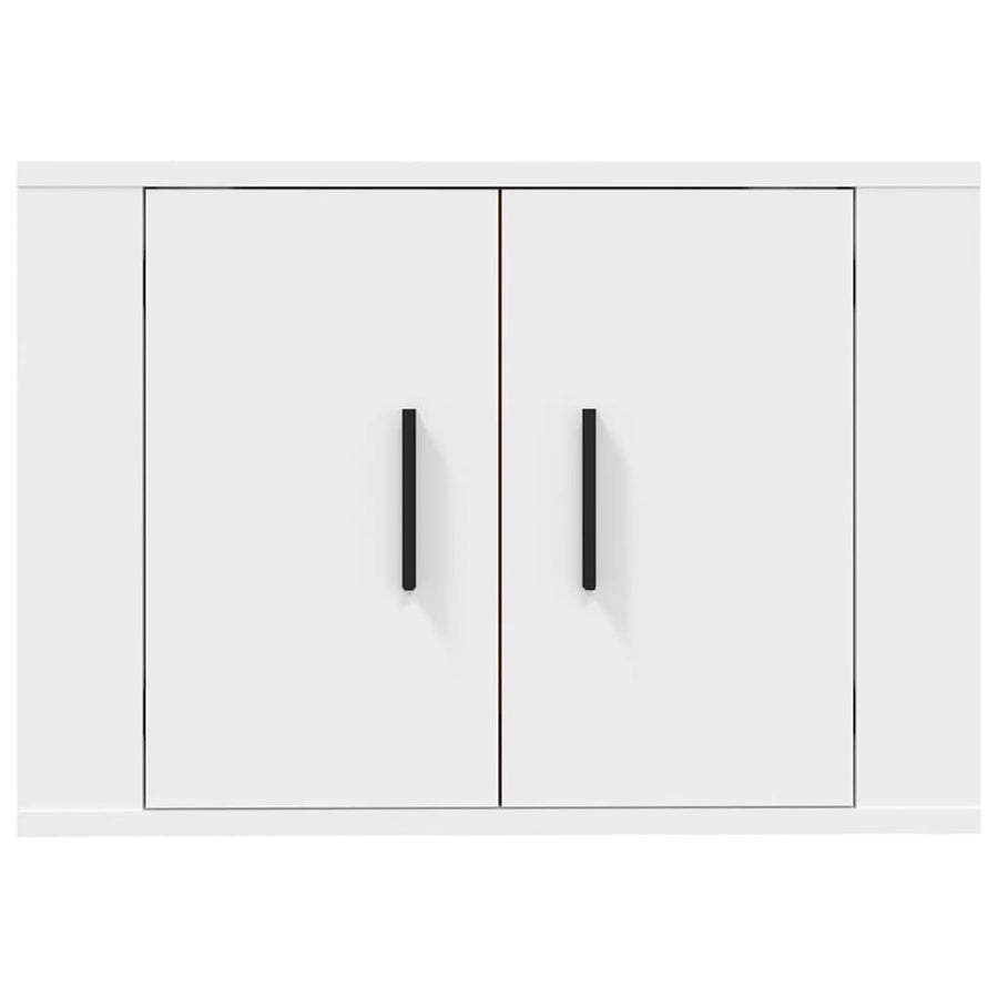 Wall Mounted TV Cabinet White 57x34.5x40 cm