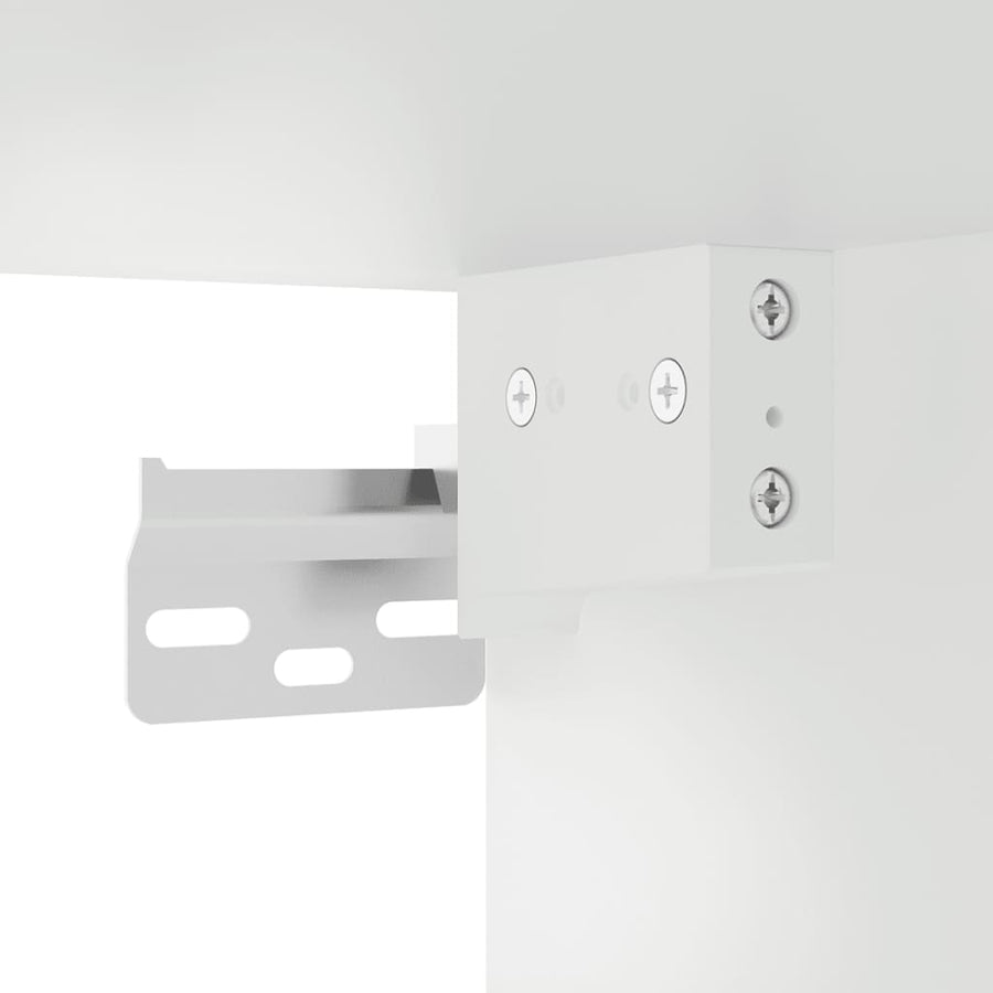 Wall Mounted TV Cabinet White 57x34.5x40 cm
