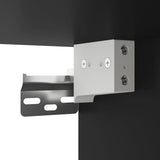 Wall Mounted TV Cabinet Black 57x34.5x40 cm - Close-Up Angle