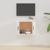 Wall Mounted TV Cabinet High Gloss White 57x34.5x40 cm
