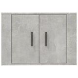 Wall Mounted TV Cabinet Concrete Grey 57x34.5x40 cm - Rear View