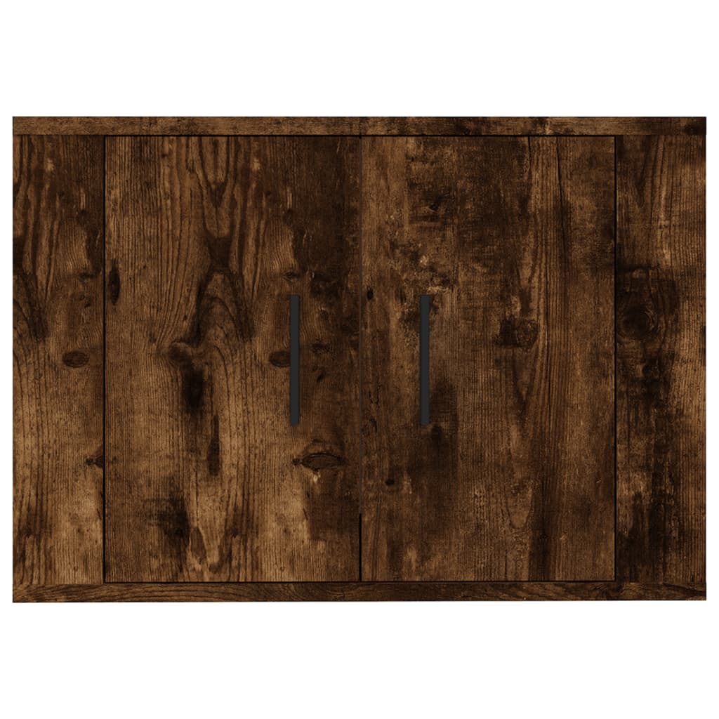 Wall Mounted TV Cabinet Smoked Oak 57x34.5x40 cm