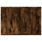 Wall Mounted TV Cabinet Smoked Oak 57x34.5x40 cm - Rear View