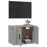 Wall Mounted TV Cabinet Grey Sonoma 57x34.5x40 cm