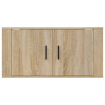 Wall Mounted TV Cabinet Sonoma Oak 80x34.5x40 cm