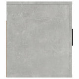 Wall Mounted TV Cabinet Concrete Grey 80x34.5x40 cm