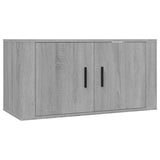 Wall Mounted TV Cabinet Grey Sonoma 80x34.5x40 cm