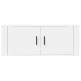 Wall Mounted TV Cabinet White 100x34.5x40 cm