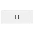 Wall Mounted TV Cabinet White 100x34.5x40 cm