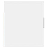 Wall Mounted TV Cabinet White 100x34.5x40 cm - Rear View