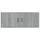 Wall Mounted TV Cabinet Grey Sonoma 100x34.5x40 cm - Top-Down View
