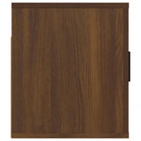 Wall Mounted TV Cabinet Brown Oak 100x34.5x40 cm - Rear View